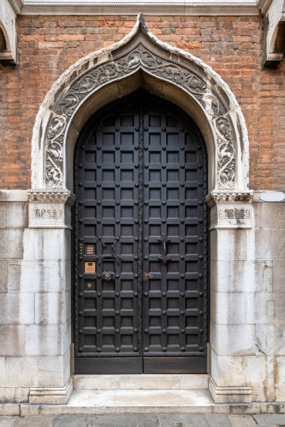 renaissance church sacristy door made of iron