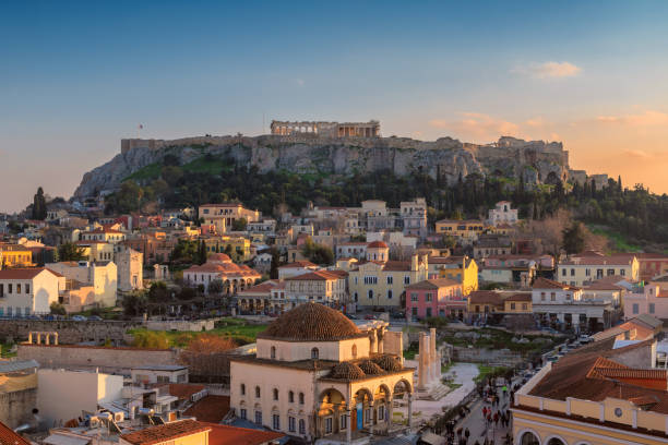 istock Acropolis of Athens view from the Plaka district 1199591055