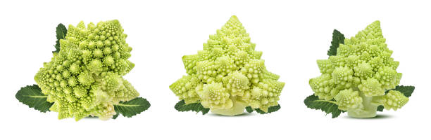 istock Roman cauliflower isolated on white background 1199599775