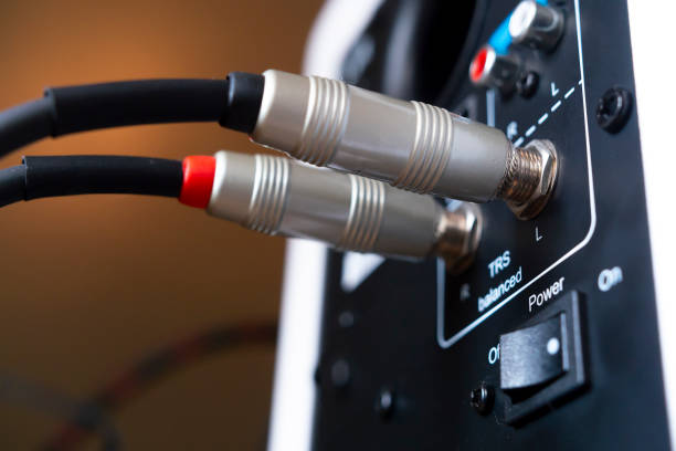 istock High quality stereo cable for speakers 1199602482