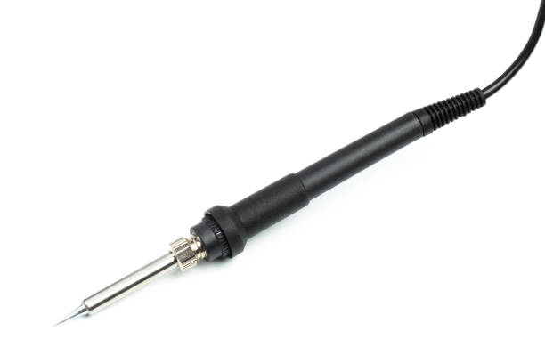istock soldering iron. Isolated on a white background. 1199605951