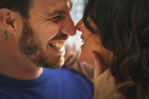 istock Happy couple enjoying their presences 1199615771