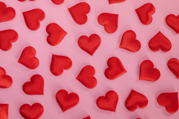 istock Valentines day hearts on pink 1199616325