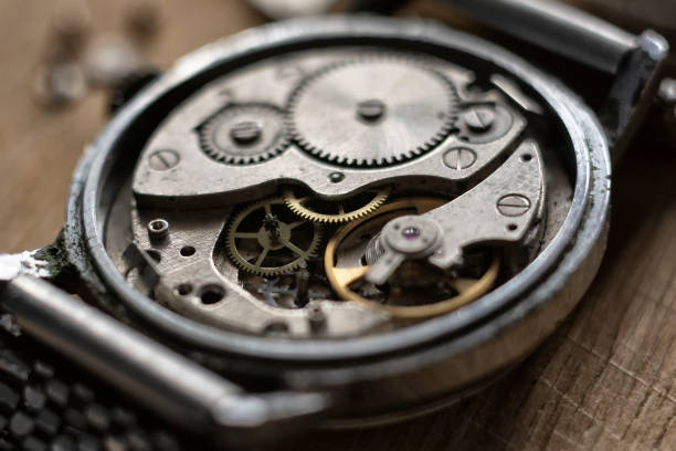 istock Watchmaker's workshop, mechanical watch repair 1199617599