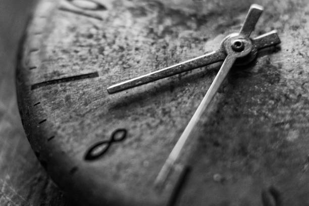 istock Dial of old vintage watches 1199617649