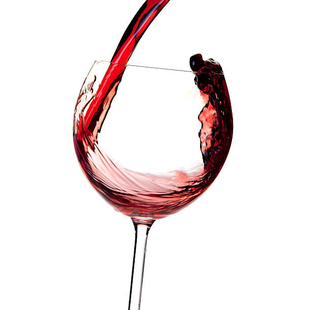 istock Red wine is poured into a glass 119962608