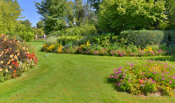 istock beautiful landscaped garden   in summer 1199631706