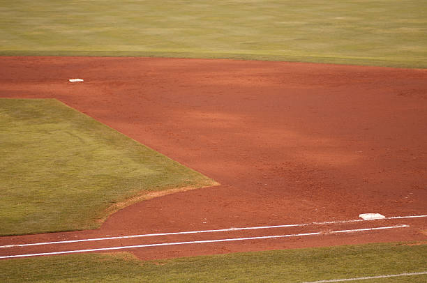 istock Baseball Field at Baseball Game at Park 119963196