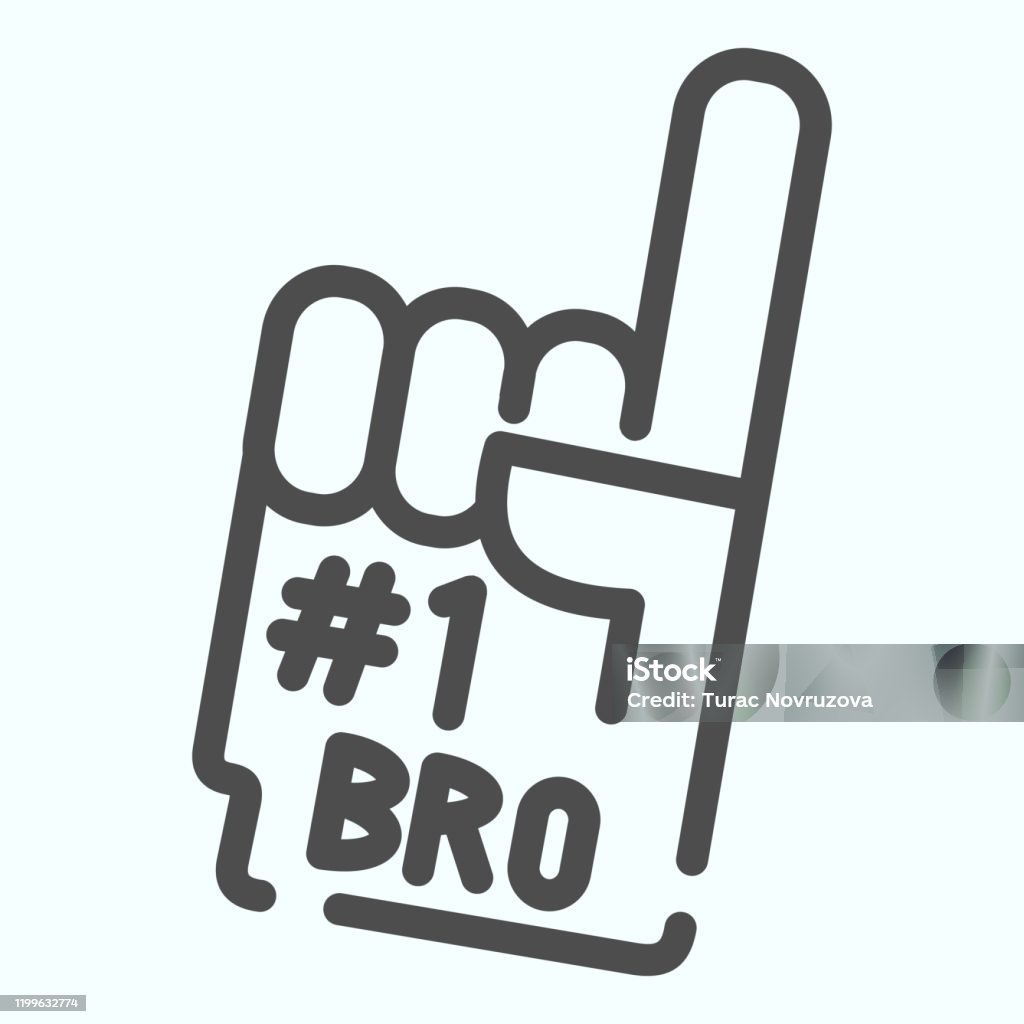 Number 1 Hands Stock Illustration - Download Image Now - Number One Finger  Sign, Finger, Teamwork - iStock