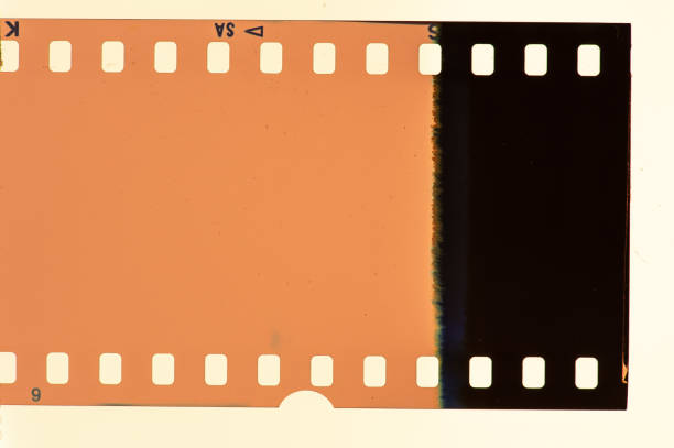 abstraktní pozadí textury filmu - bronzově zbarvené fotky - stock snímky, obrázky a fotky
