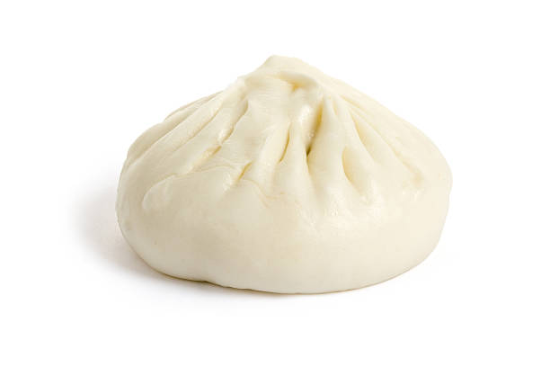 Chinese steamed bun with curves