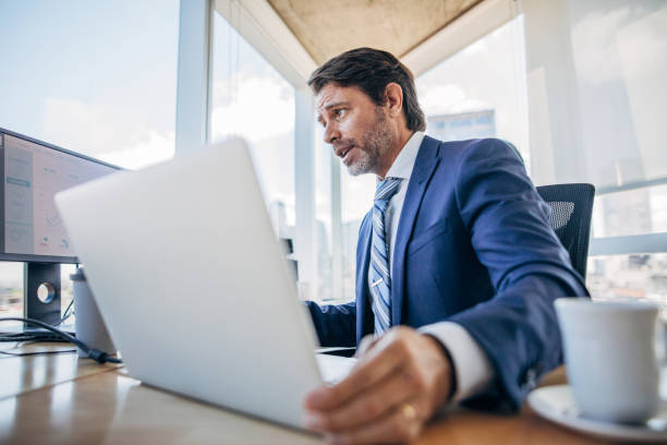 istock Businessman working in office 1199637087