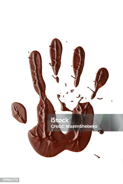 Chocolate Hand Stock Photo - Download Image Now - Adult, Baked Pastry Item, Bakery