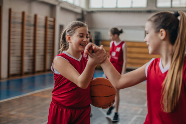 istock Basketball players handshake 1199649604