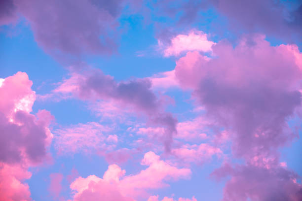 istock Colorful cloudy sky at sunset. Gradient color. Sky texture. Abstract natural background 1199652663
