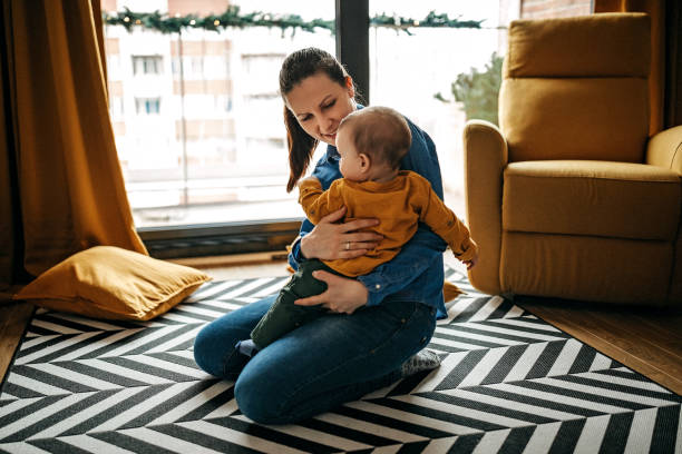istock Love of young mother 1199656474