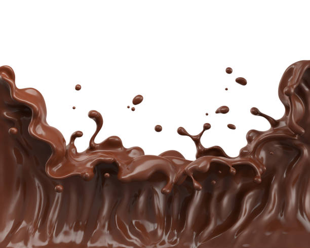 istock splash of chocolate background. 1199659535