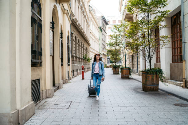 istock Tourist woman visiting Budapest 1199660549