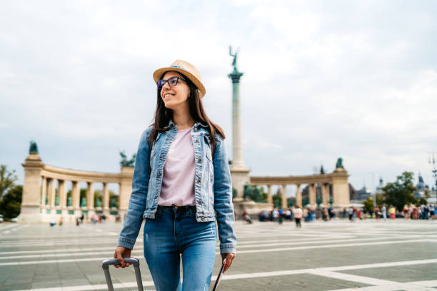 istock Tourist woman visiting Budapest 1199660567