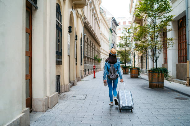 istock Tourist woman visiting Budapest 1199660590