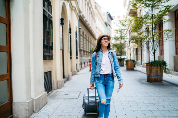 istock Tourist woman visiting Budapest 1199660698