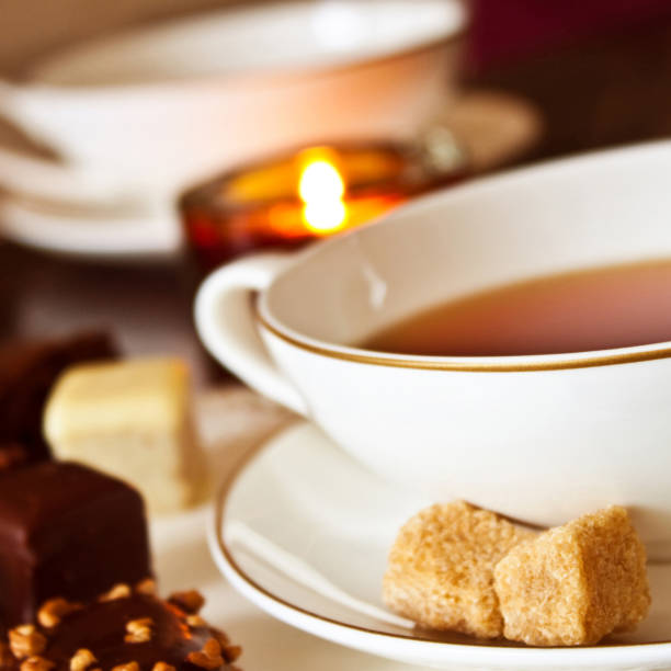 istock Tea and brown sugar close up 1199664531