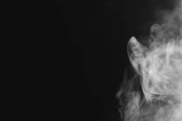 istock Smoke On Black Background Close-Up 1199666808