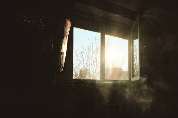 istock Smoke In The Morning By Window 1199667877