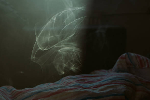 istock Smoke In The Morning Vintage Background 1199667968