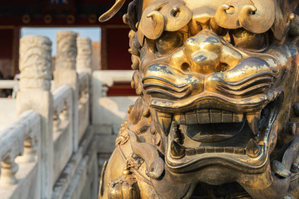 istock Beijing Forbidden City Copper Lions 1199668456