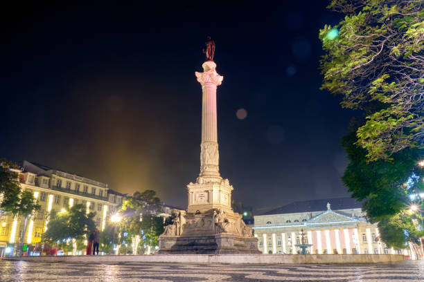 istock Rossio square in Lisbon at night. 1199668749