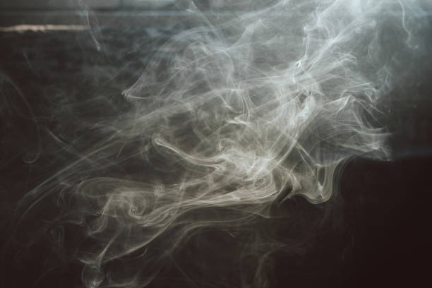 istock Dense Vape Smoke In The Morning Sunlight 1199670426