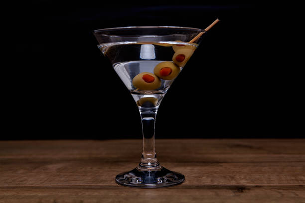 istock Martini cocktail on wooden table. 1199683548