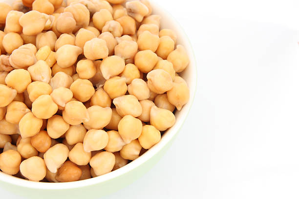istock Chickpea in green bowl detail 119968610