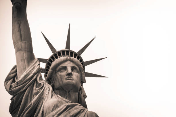 istock Looking up at the Statute of Liberty 1199686447