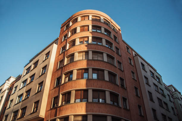 Old apartment buildings in Spain