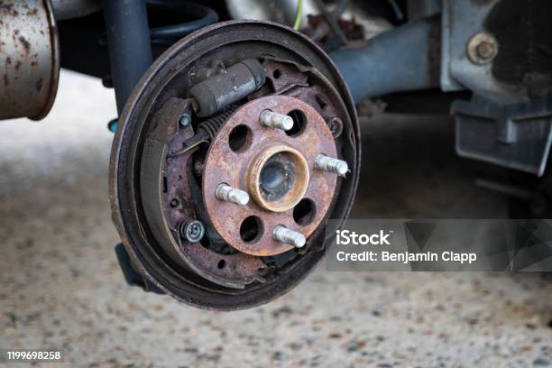 Brake Job Stock Photo - Download Image Now - Brake, Bolt - Fastener, Broken