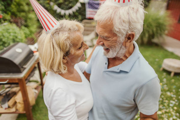 istock Romantic senior couple 1199701306