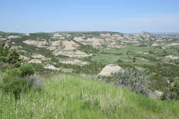 istock Badlands along the Painted Canyon Nature Trail 1199703692