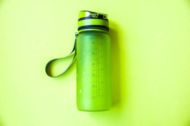 istock Green bottle for water. Sport concept. 1199704420