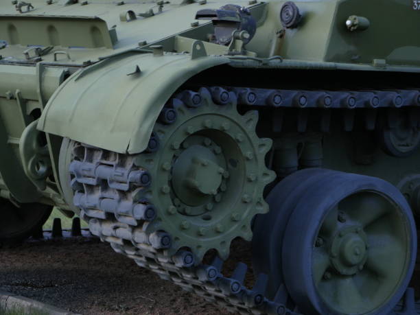 istock caterpillar heavy armored vehicle 1199709857