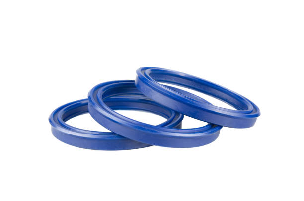istock Seal for hydraulic, isolated on white 1199712899