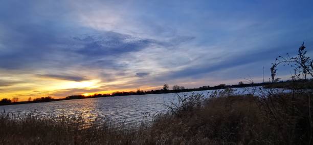 istock The sunset lake 1199713798