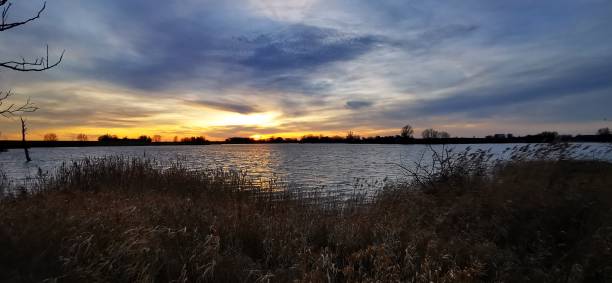 istock The sunset lake 1199713900