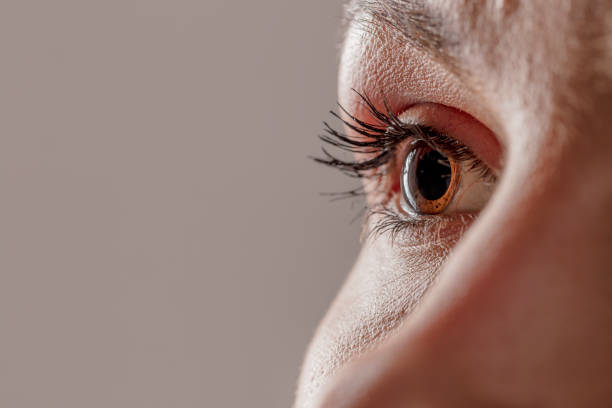 istock Female eye macro shot 1199716934