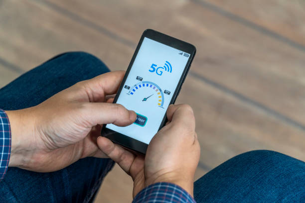 istock 5g network speedtest performed on a mobile phone 1199717175