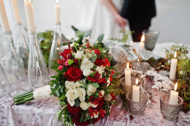 istock Beautiful modern and elegance wedding bouquet. 1199717782