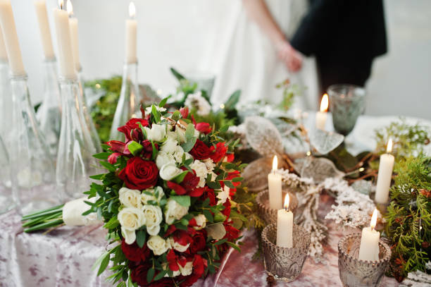istock Beautiful modern and elegance wedding bouquet. 1199718445