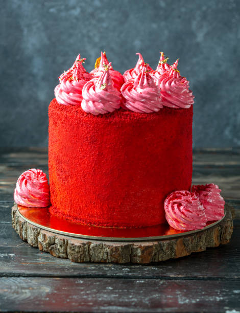 istock Homemade sponge cake Red velvet. 1199722081