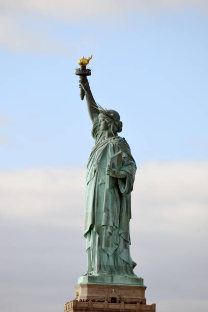 Statue of Liberty auf Liberty Island stock photo